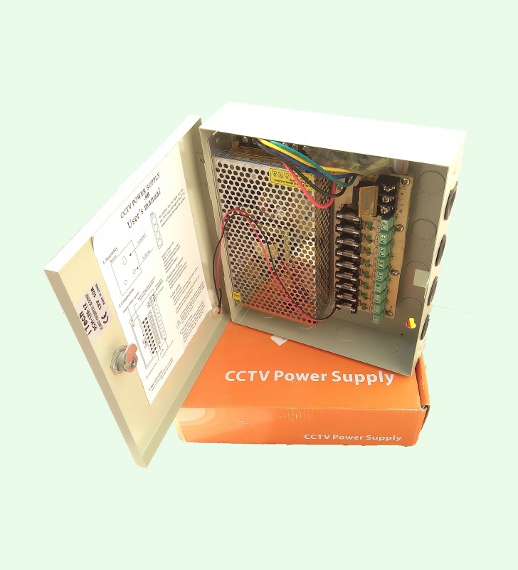 Bloc d'alimentation 12V 10A - Choisissez le bon boites d'alimentation CCTV  W-D-LINK pour votre système.