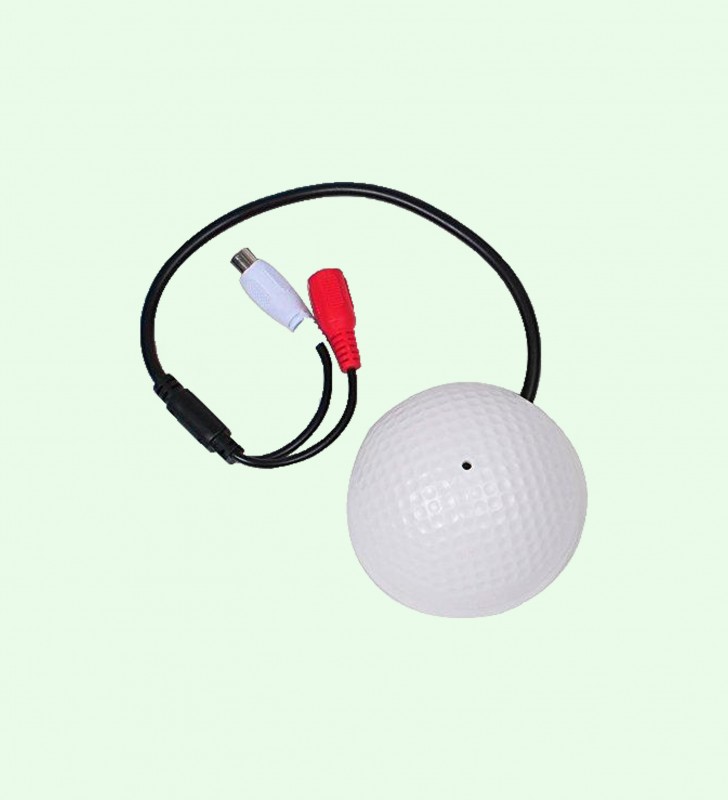 Microphone CCTV - En forme de golf