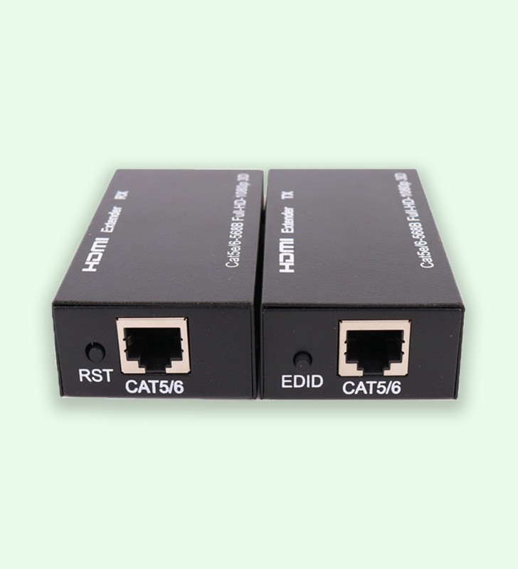 W-D-LINK Extendeur HDMI 1080P - 60M - Câble Réseau CAT5e & CAT6