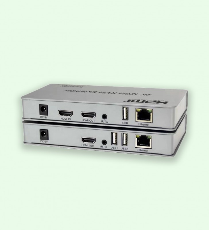Extender HDMI 4K 120M KVM connexion Via Cat5e CAT6 RJ45 Ethernet câble réseau TX RX - W-D-LINK