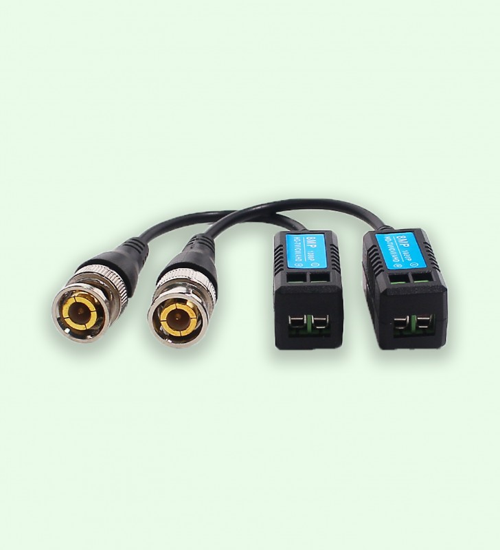 W-B-202K HD CCTV video balun 1ch 1080P AHD TVI CVI TVBS passive 550m video balum for CCTV system passive video balun