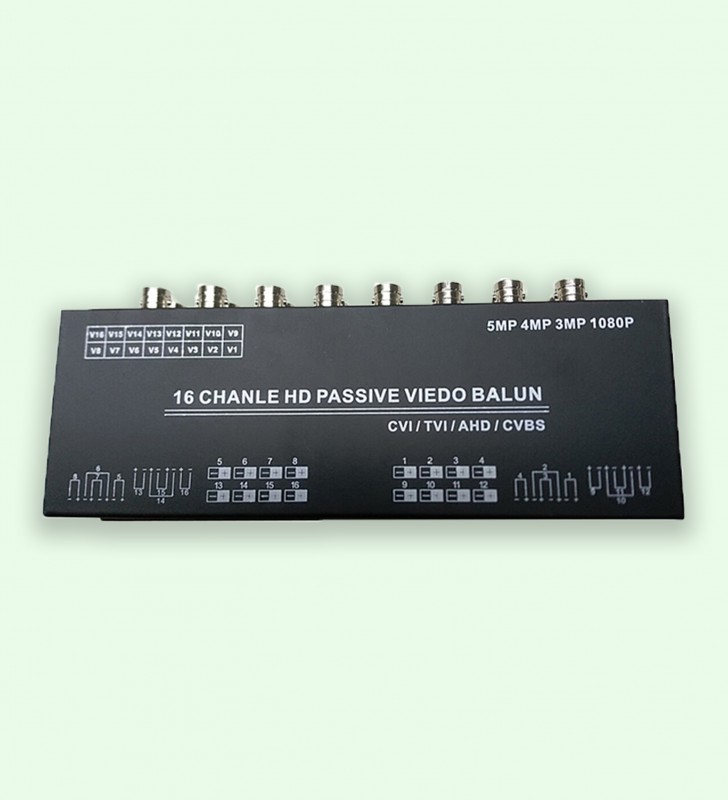 BALUN VIDÉO PASSIF HD 16 CANAUX