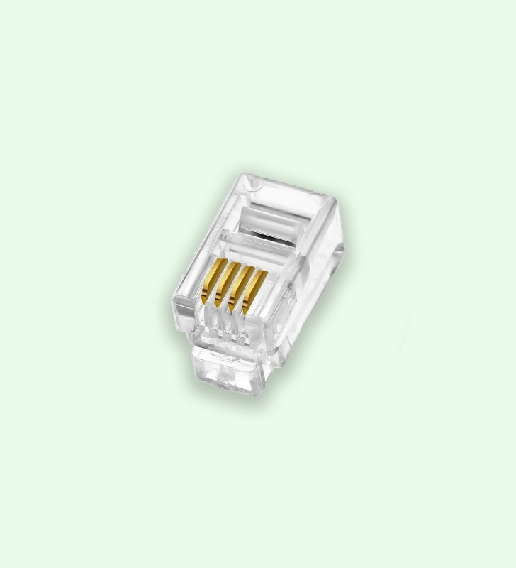 CONNECTEUR RJ11 - POUR CABLE RESEAU CAT5, CAT5E, CAT6