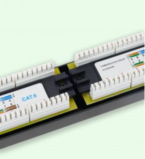 PANNEAU DE BRASSAGE 12 PORTS CAT6 W-D-LINK