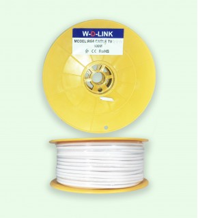 Câble Coaxial TV RG6*96 -100M- Marque W-D-LINK