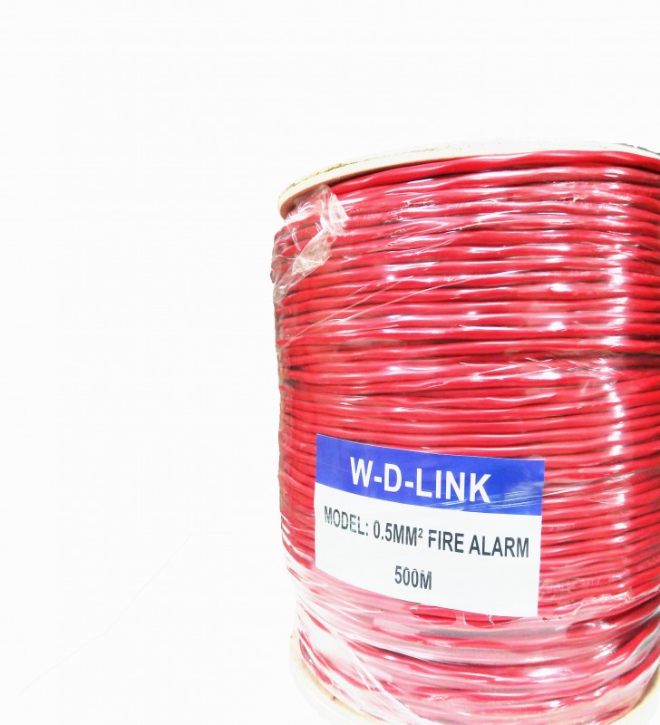 Câble Incendie W-D-LINK 500M : FIRE ALARM 0,8MM
