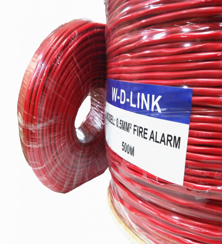 Câble Incendie W-D-LINK 500M : FIRE ALARM 0,8MM