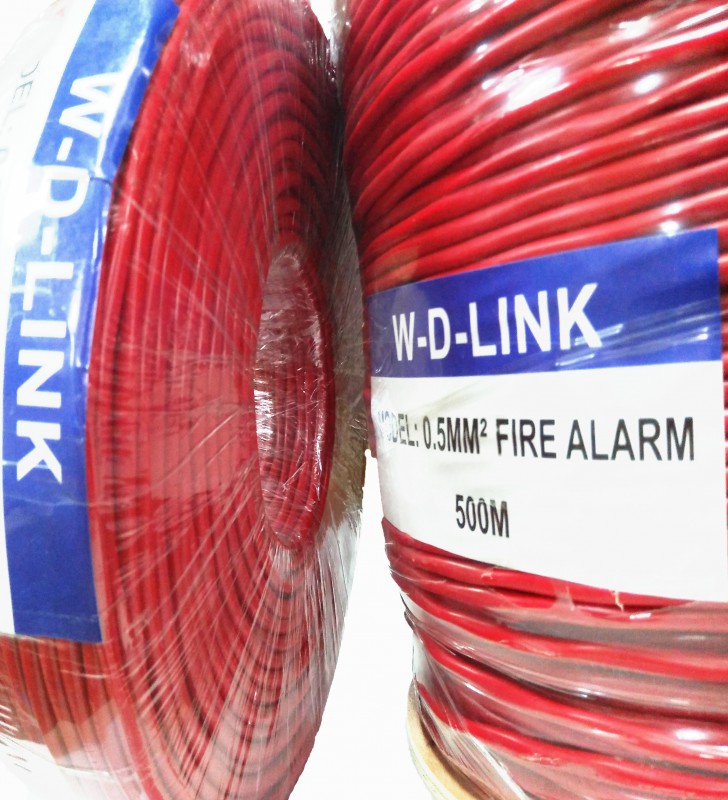 Câble Incendie W-D-LINK 500M : FIRE ALARM 0,8MM