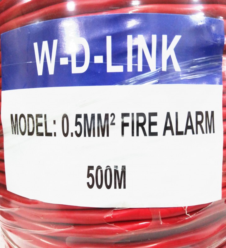 Câble Incendie W-D-LINK 500M : FIRE ALARM 0,8MM