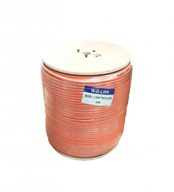 Câble Incendie W-D-LINK ORANGE 500M : FIRE ALARM 8,8MM