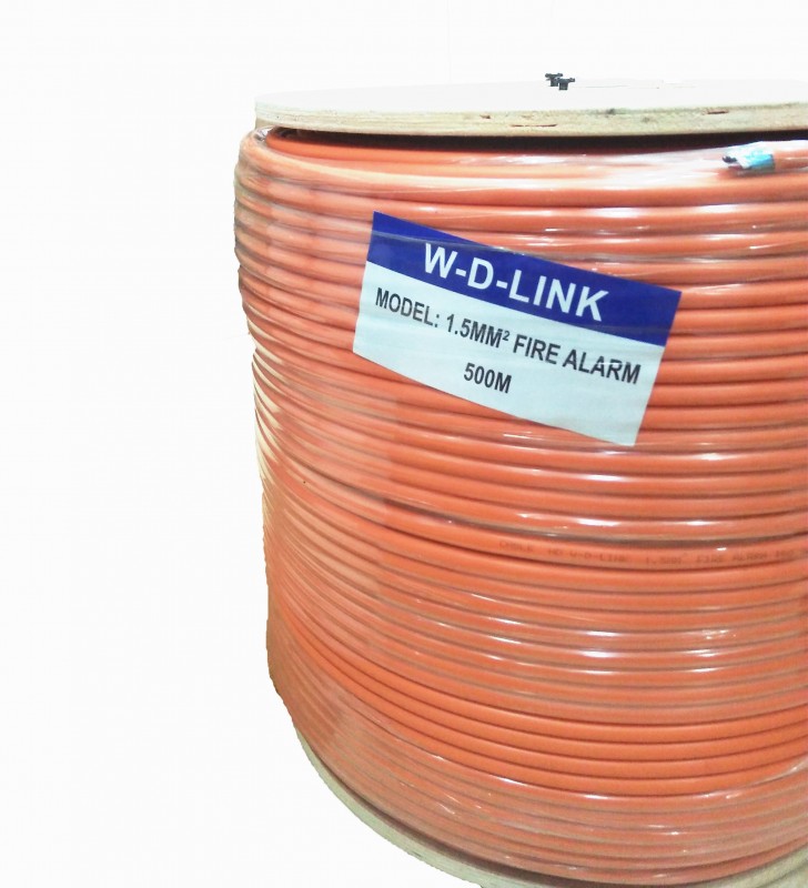 Câble Incendie W-D-LINK ORANGE 500M : FIRE ALARM 8,8MM