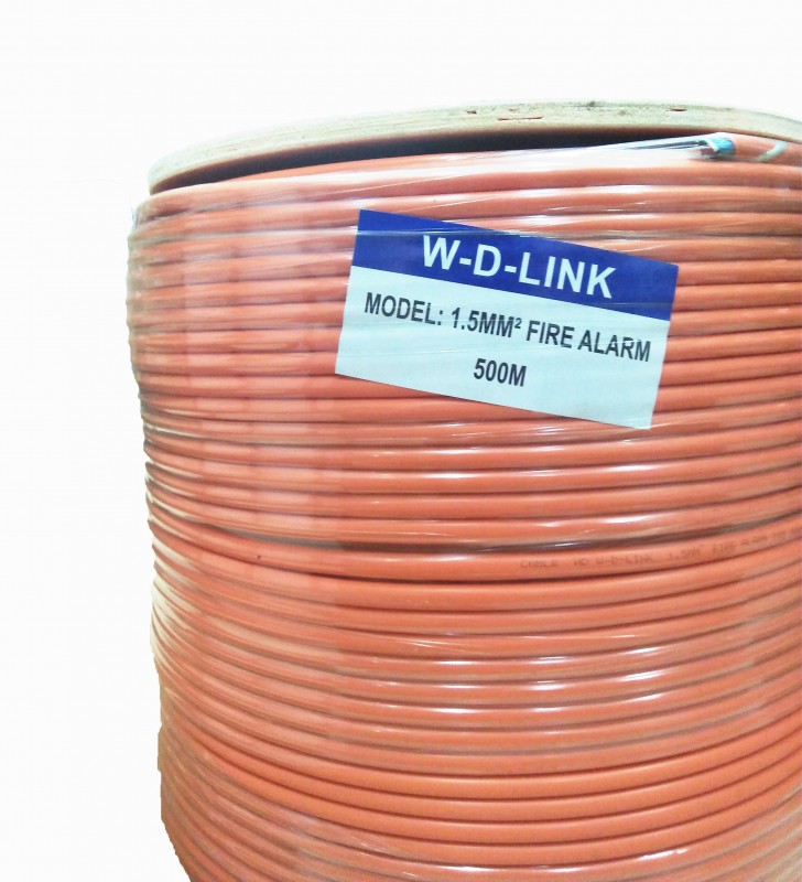 Câble Incendie W-D-LINK ORANGE 500M : FIRE ALARM 8,8MM