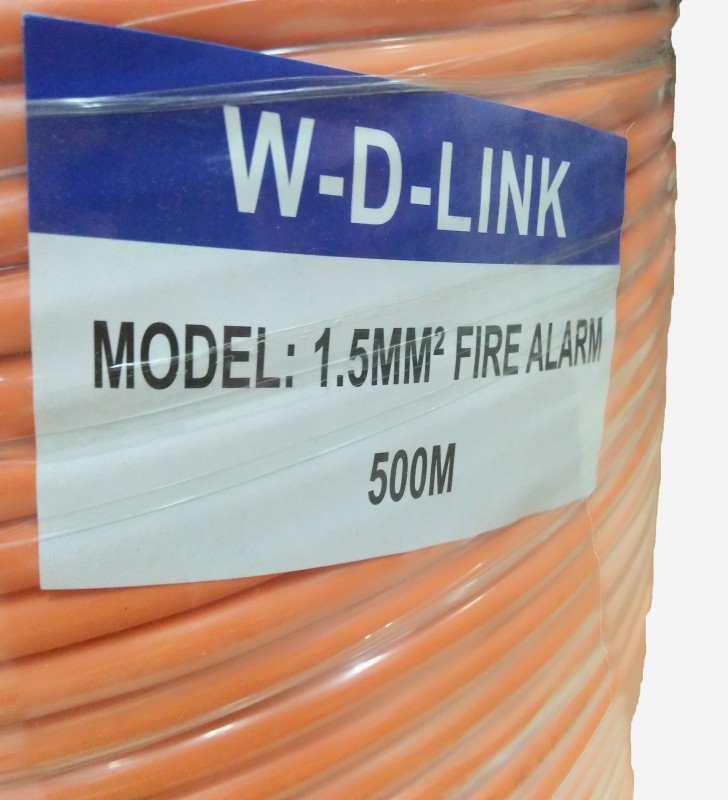 Câble Incendie W-D-LINK ORANGE 500M : FIRE ALARM 8,8MM